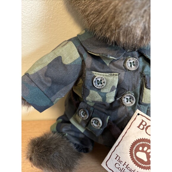 Boyds Bear Plush G.I. Bruin 10" Retired Army Camo Dress Military Jointed NWT - Picture 3 of 7